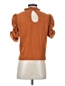 Fanco Orange Short Sleeve Top Size S - photo 2