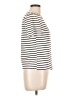 Shein Stripes Ivory Short Sleeve Turtleneck Size L - photo 4