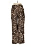 J.Crew Collection Animal Print Brown Wool Pants Size 4 - photo 2