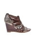 Trask Brown Tan Wedges Size 8 - photo 1