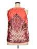 Lane Bryant 100% Polyester Orange Sleeveless Blouse Size 18 - photo 2