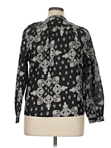Garnet Hill Long Sleeve Blouse (view 2)