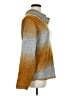 AB Studio Metallic Gold Turtleneck Sweater Size XL - photo 4