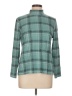 Style&Co Plaid Teal Cardigan Size L - photo 1