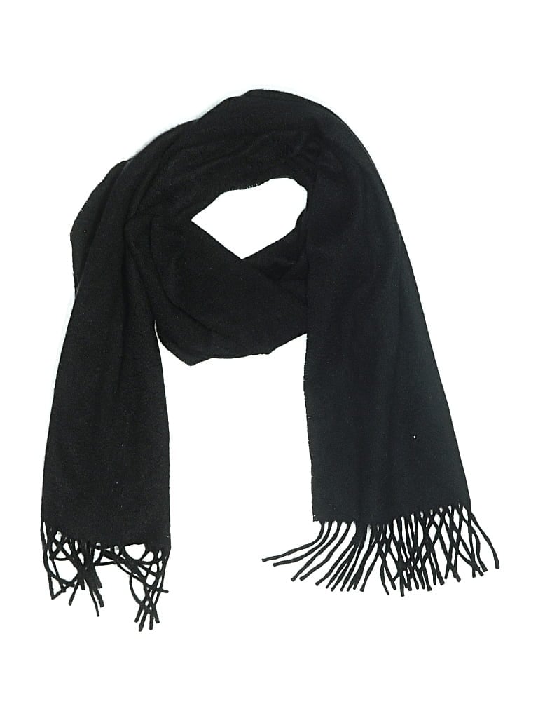 Pre-owned V.fraas Cashmere Scarf In Black