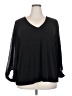Calvin Klein Black Long Sleeve Blouse Size 2X - photo 1
