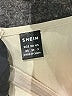 Shein 100% Polyester Solid Ivory Casual Dress Size 2 - photo 7