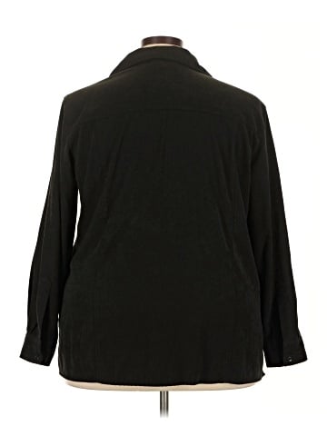 Denim & Co 3/4 Sleeve Button-Down Shirt (view 2)