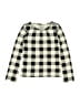 Harper Canyon 100% Cotton Checkered-gingham Ivory Long Sleeve Blouse Size 6 - photo 1