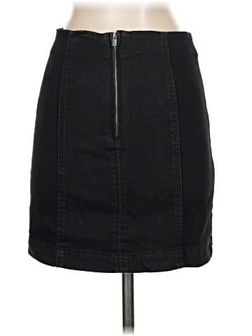 Newbury Kustom Denim Skirt (view 2)