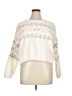 Hippie Rose 100% Polyester Hearts Ivory Pullover Sweater Size XL - photo 1