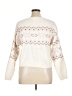 Hippie Rose 100% Polyester Hearts Ivory Pullover Sweater Size XL - photo 2