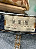 We the Free 100% Cotton Hearts Blue Jeans Size 26 waist - photo 7