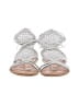 Salt + Umber Silver White Sandals Size 8 - photo 2