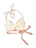 Shade & Shore Animal Print Orange Swimsuit Top Size M - photo 2