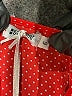 Beginning Boutique 100% Polyester Checkered-gingham Red Romper Size 6 - photo 3