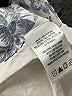 Foxcroft 100% Cotton Floral Blue 3/4 Sleeve Blouse Size 14 - photo 8