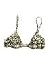 H&M Animal Print Gold Swimsuit Top Size 4 - photo 1