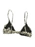 H&M Animal Print Gold Swimsuit Top Size 4 - photo 2