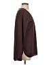 Ann Taylor 100% Polyester Burgundy Long Sleeve Blouse Size S - photo 4