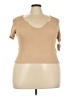 One Step Up Tan Short Sleeve T-Shirt Size 3X - photo 1