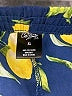 City Streets 100% Polyester Print Yellow Blue Shorts Size XL - photo 3