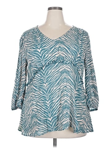 New Directions 3/4 Sleeve Blouse (view 1)
