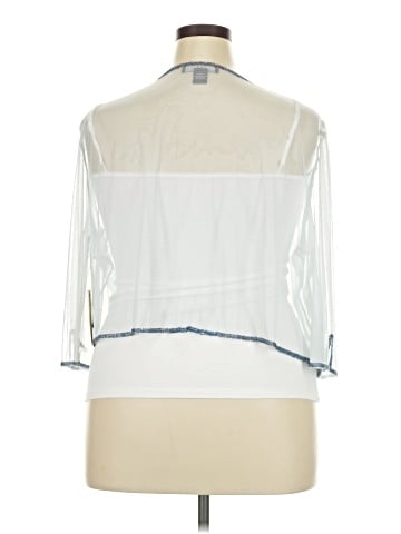 Midnight Velvet 3/4 Sleeve Blouse (view 2)