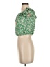 Lush 100% Rayon Green Sleeveless Blouse Size S - photo 5