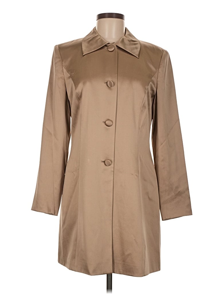 Pre-owned Talbots Trenchcoat In Brown