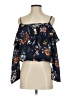 rue21 100% Polyester Blue 3/4 Sleeve Blouse Size S - photo 1
