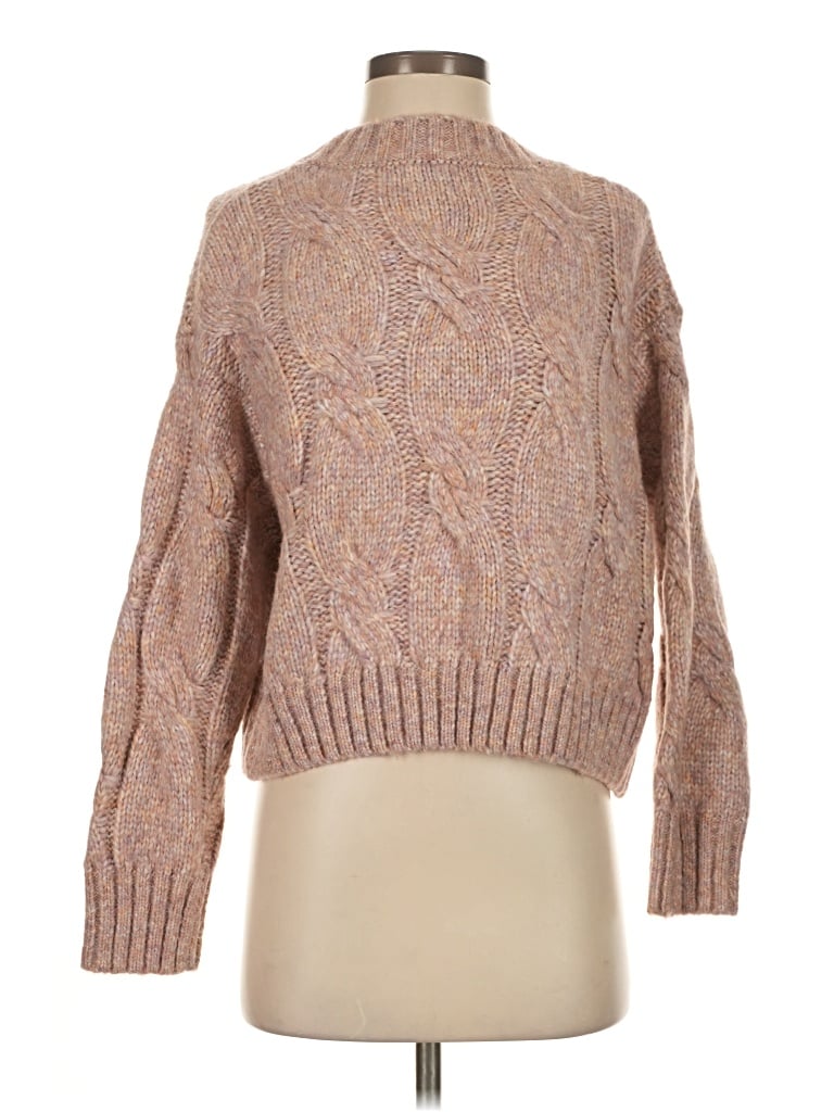Pre-owned 4si3nna Turtleneck Sweater In Tan