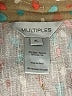 MULTIPLES Tan 3/4 Sleeve Blouse Size XL - photo 7