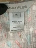 MULTIPLES Tan 3/4 Sleeve Blouse Size XL - photo 8