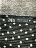 Zara Polka Dots Black Casual Dress Size S - photo 7