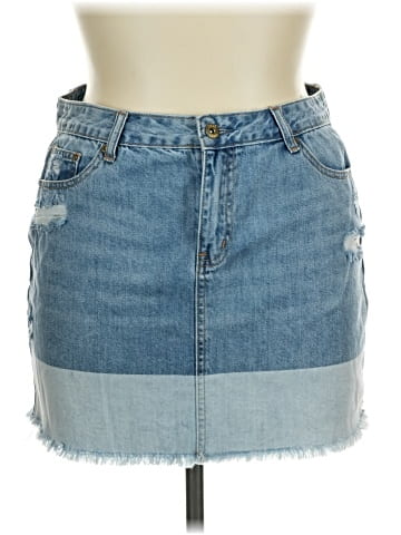 True Craft Denim Skirt (view 1)
