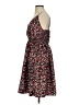 Unbranded 100% Polyester Floral Black Casual Dress Size S - photo 5