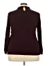 Evans Burgundy Long Sleeve Blouse Size 22 - 24 - photo 2