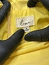 Lena 100% Polyester Solid Yellow Casual Dress Size S - photo 7