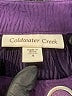 Coldwater Creek 100% Polyester Purple Jacket Size 4 - photo 6