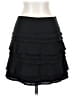 French Connection 100% Polyester Solid Black Formal Skirt Size 2 - photo 1