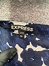 Express 100% Polyester Blue Long Sleeve Blouse Size M - photo 7