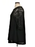 Unbranded Black 3/4 Sleeve Top Size 0X (estimated) - photo 5