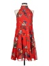 CeCe 100% Polyester Floral Red Cocktail Dress Size XS - photo 1