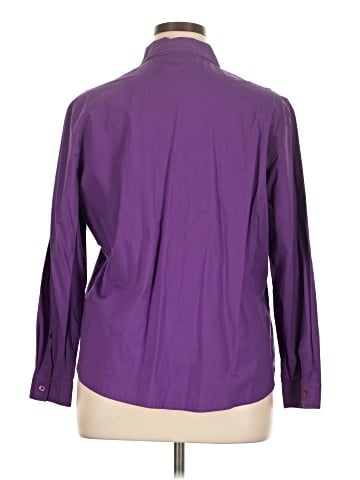 Real Comfort Long Sleeve Button-Down Shirt (view 2)