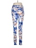 Lularoe Print Blue Leggings Size 1X (Tall & Curvy) - photo 2