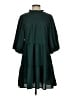 Entro 100% Polyester Solid Green Casual Dress Size S - photo 1