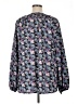Cotton Bleu 100% Polyester Blue Long Sleeve Blouse Size 1X - photo 2