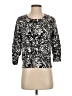 Talbots Animal Print Black Silk Pullover Sweater Size S (estimated) - photo 1