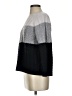 Kinross Color Block Gray Wool Pullover Sweater Size XS - photo 5